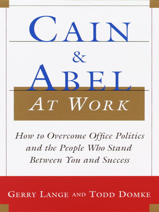 Title details for Cain & Abel at Work by Gerry Lange - Available